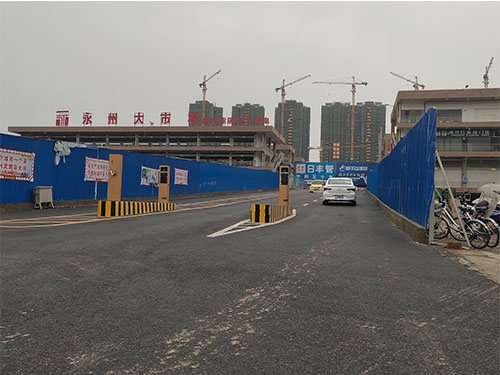 永州大市場南門車牌識別系統